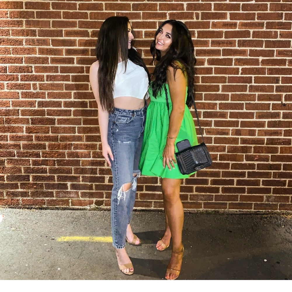 Zara Green Mini Dress